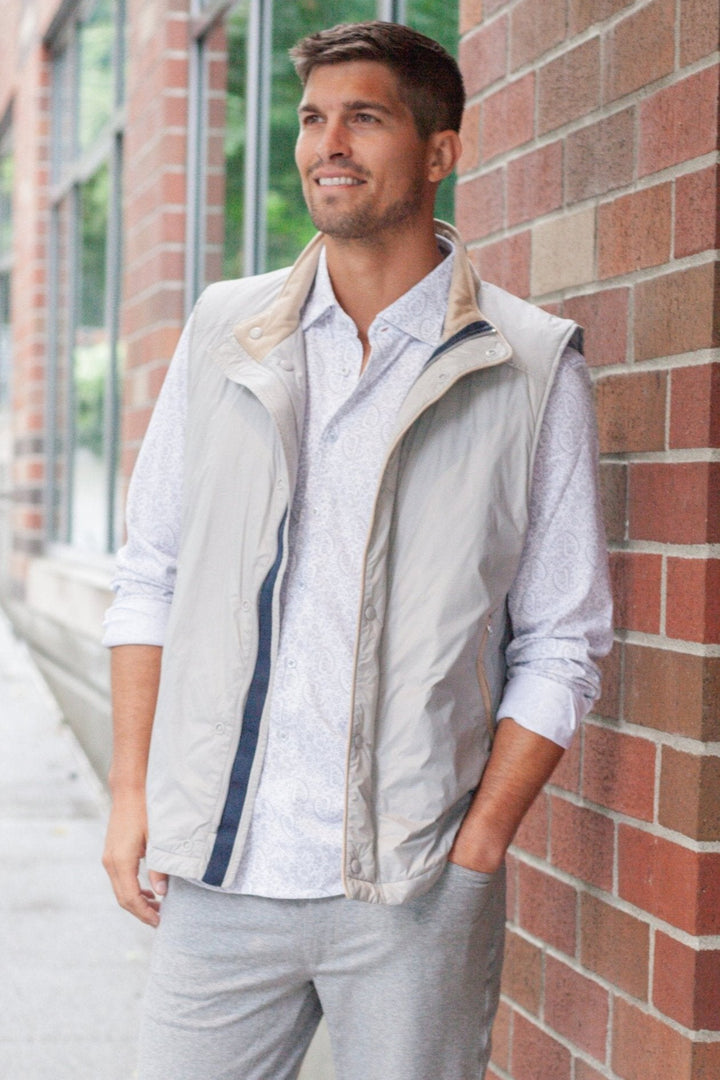 Buki Tech Vest in Silver Grey  -Coats &amp; Jackets-Buki