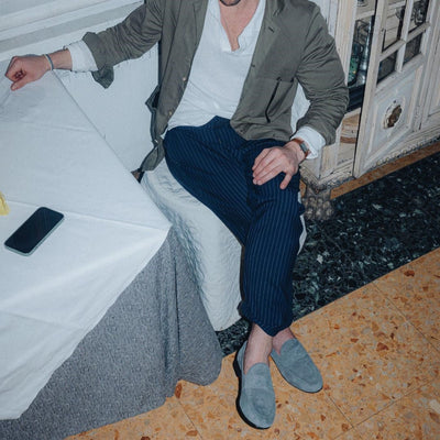 Men's Grigio Suede Centesimo