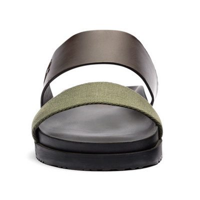 Men's Brown & Green Cinturini Sandal