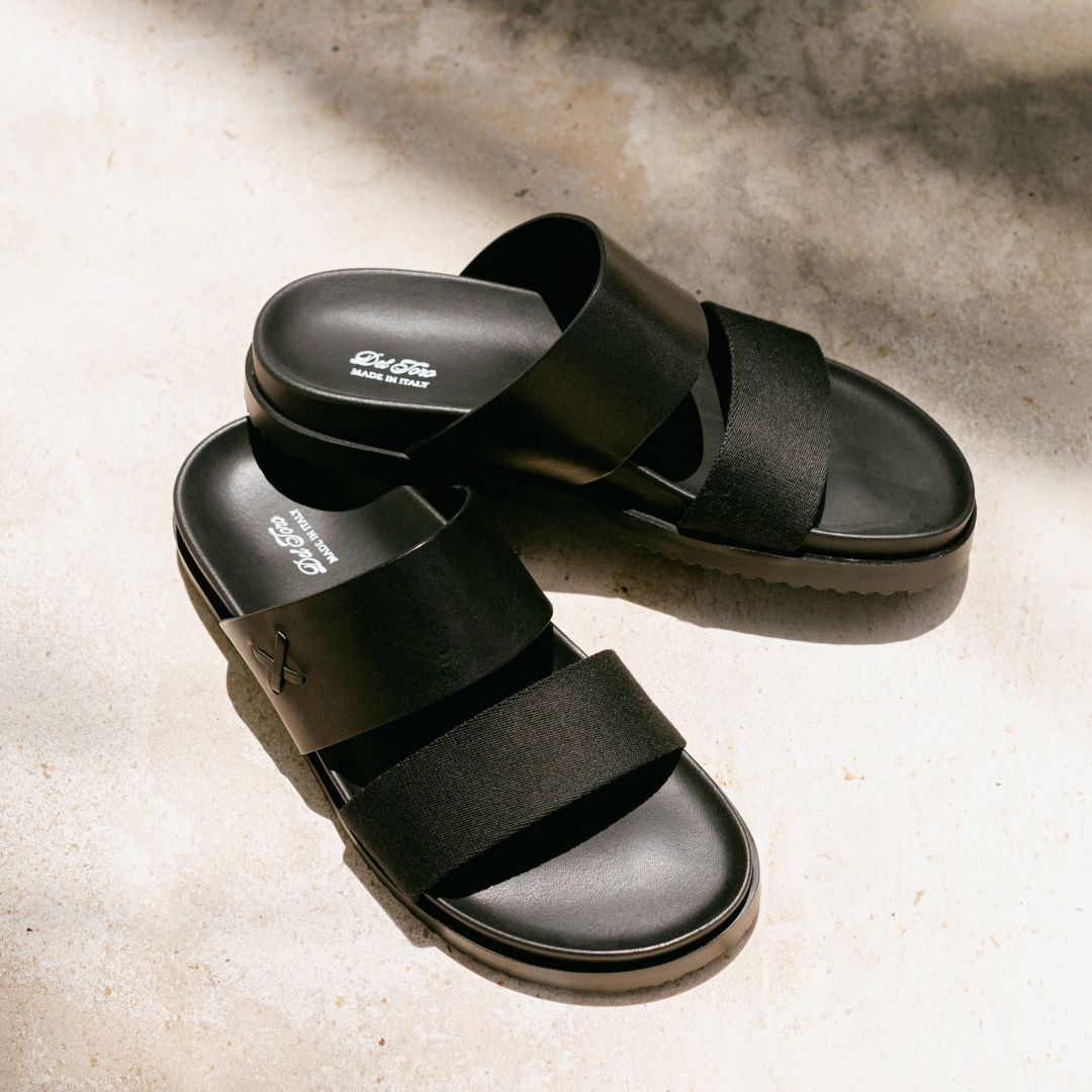Men's Black Cinturini Sandal