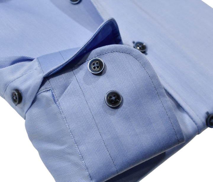 Impeccable craftsmanship and ultra soft cotton make this rich, sophisticated herringbone pattern a must-have. By Marcello.