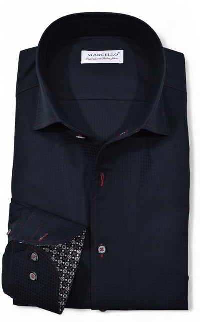 Marcello black studio shirt.
