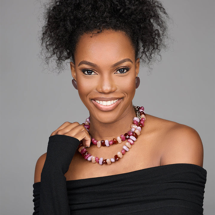 Desi Necklace Mauve Mist