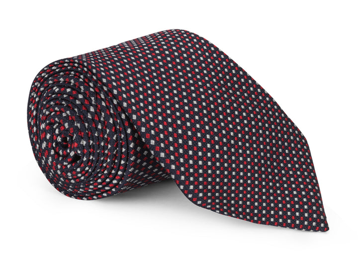 Ellis Navy Semi Solid Tie
