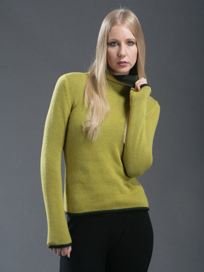 Double Layered Reversible Turtleneck