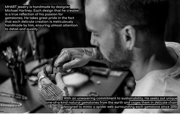 Labradorite &amp; Hematite Wrap Necklace