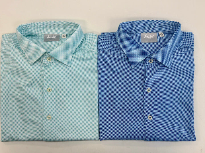 Studio Dot Long Sleeve Tech Shirt - Teal-LONG SLEEVE SHIRTS-BUKI-M-Teal-Buki