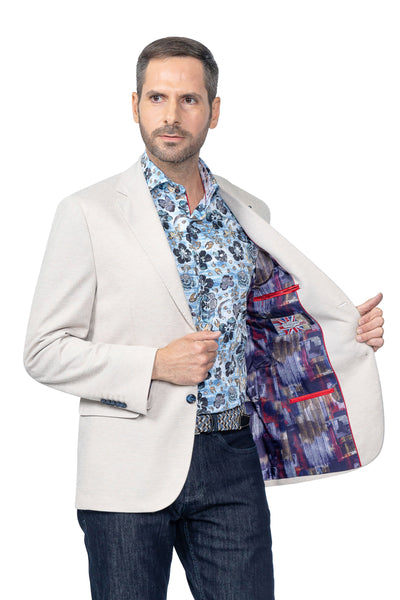 Hampton Beige Stretch Blazer - 7 Downie St.®