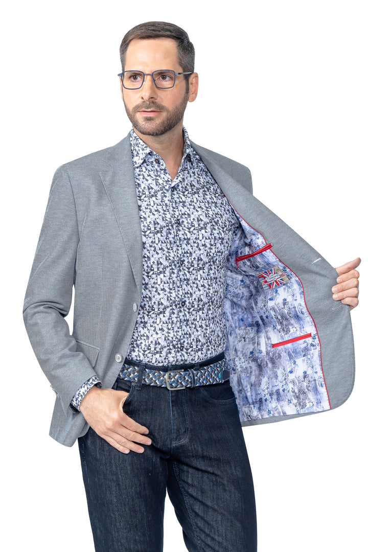 Hampton Navy Stretch Blazer - 7 Downie St.®