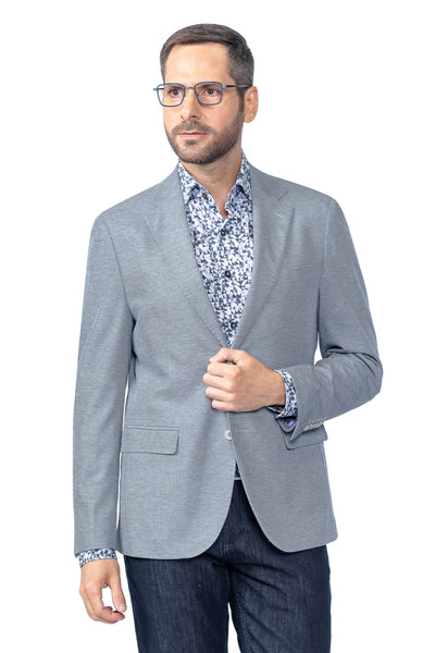 Hampton Navy Stretch Blazer - 7 Downie St.®