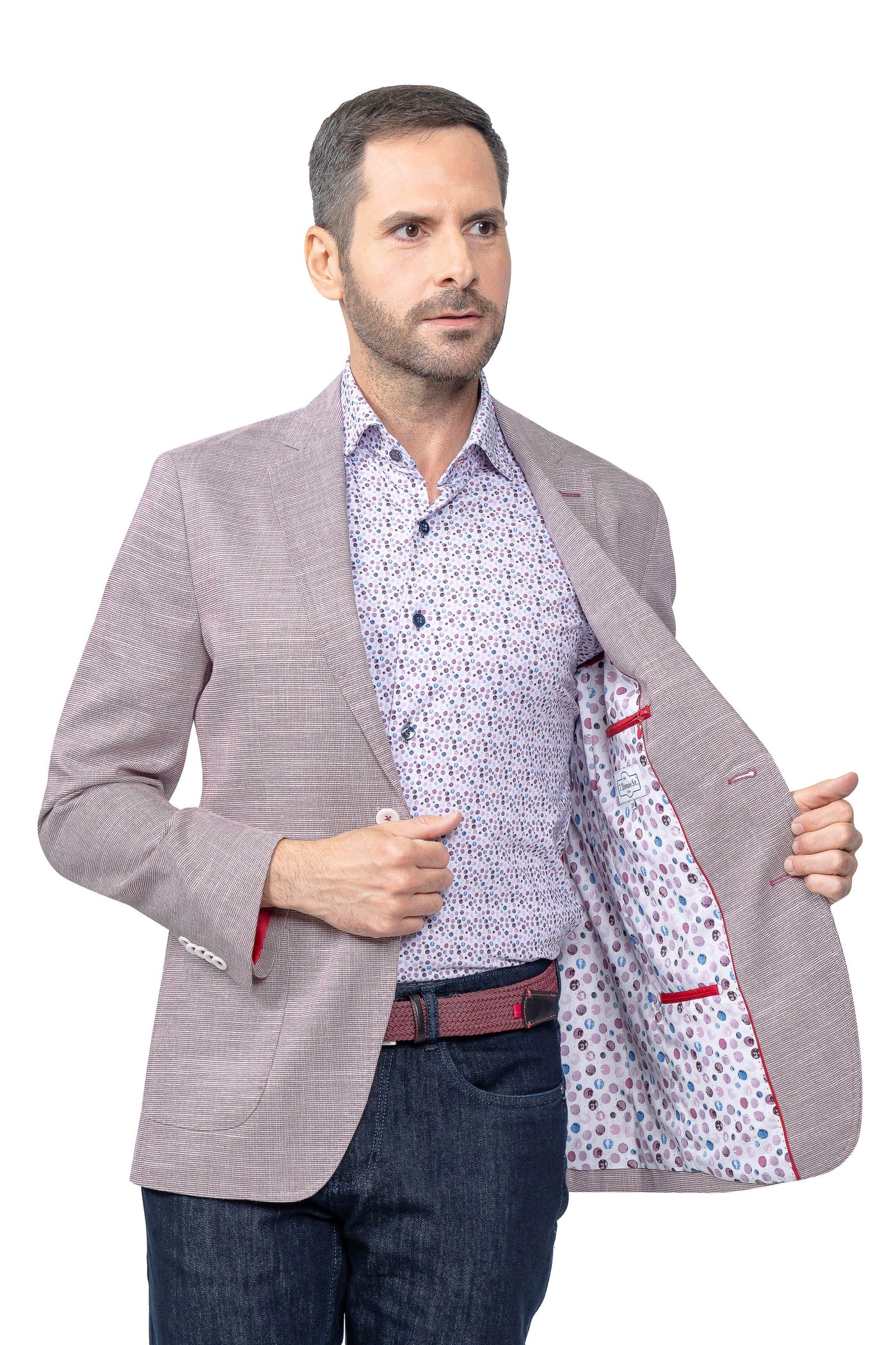 Hartford Berry Linen Lyocell Stretch Blazer - 7 Downie St.®