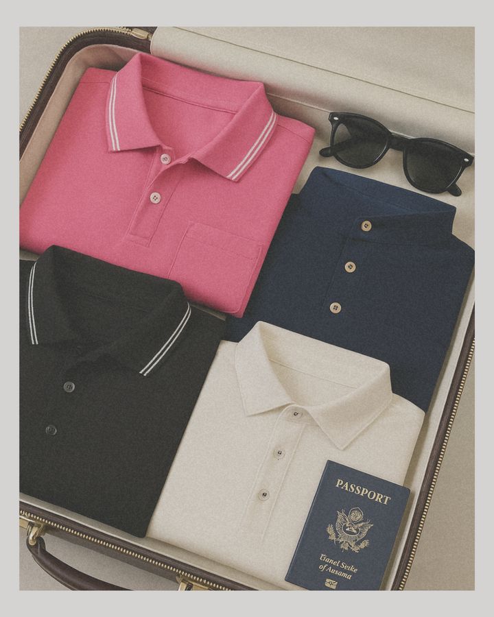 Pocket Polo Shirt - White-POLO SHIRTS-BUKI-White-M-Buki