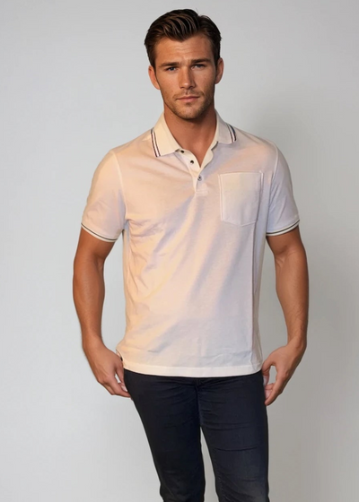 Pocket Polo Shirt - White-POLO SHIRTS-BUKI-White-M-Buki