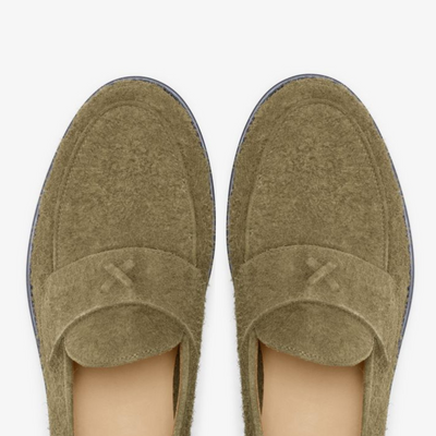 Men's Antelope Textured Suede Lug Centesimo