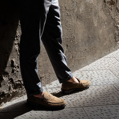 Men's Antelope Textured Suede Lug Centesimo
