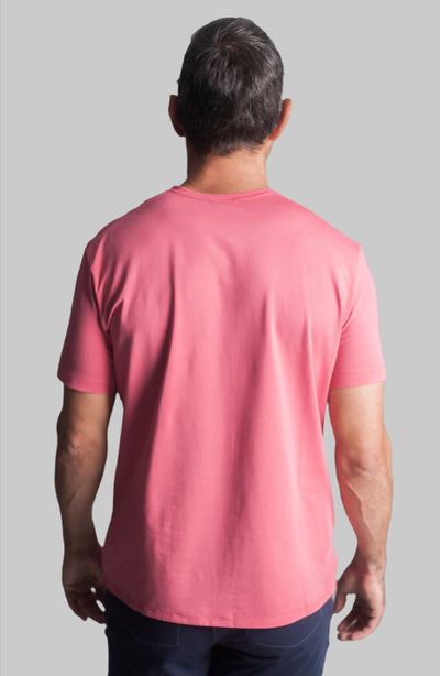 Buki + CINQO Tee Shirt, in Slate Rose, back -Tees-Buki