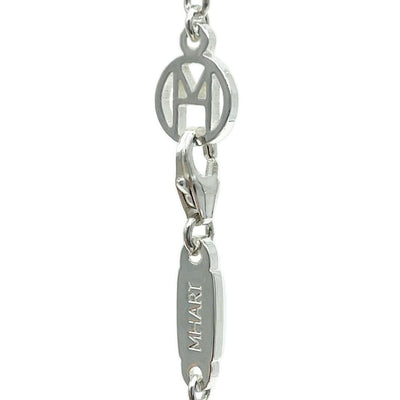 Silver Hematite Stone Necklace