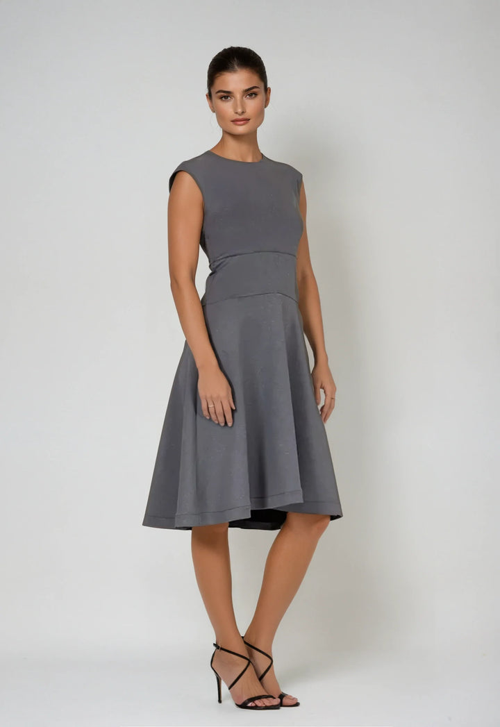 Neo-Tech Dress-Dresses-Buki-side angle