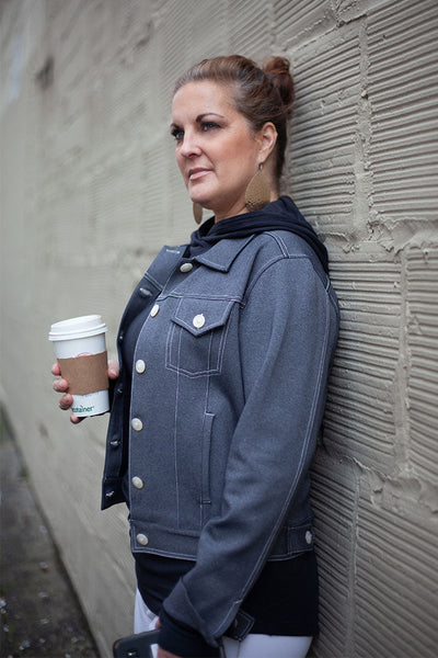 Neo-Tech Jacket-Jackets-Buki-Charcoal Grey-side