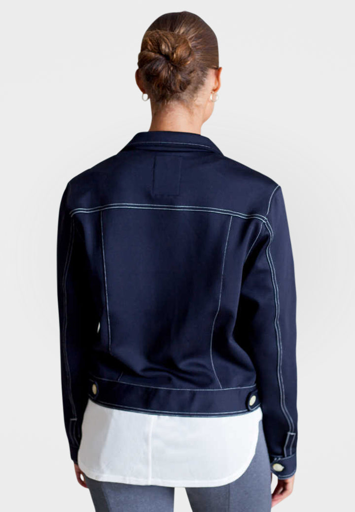 Neo-Tech Jacket-Jackets-Buki-Navy-back