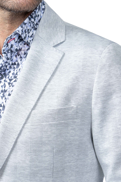 Norfolk Grey Plaid Stretch Blazer - 7 Downie St.®