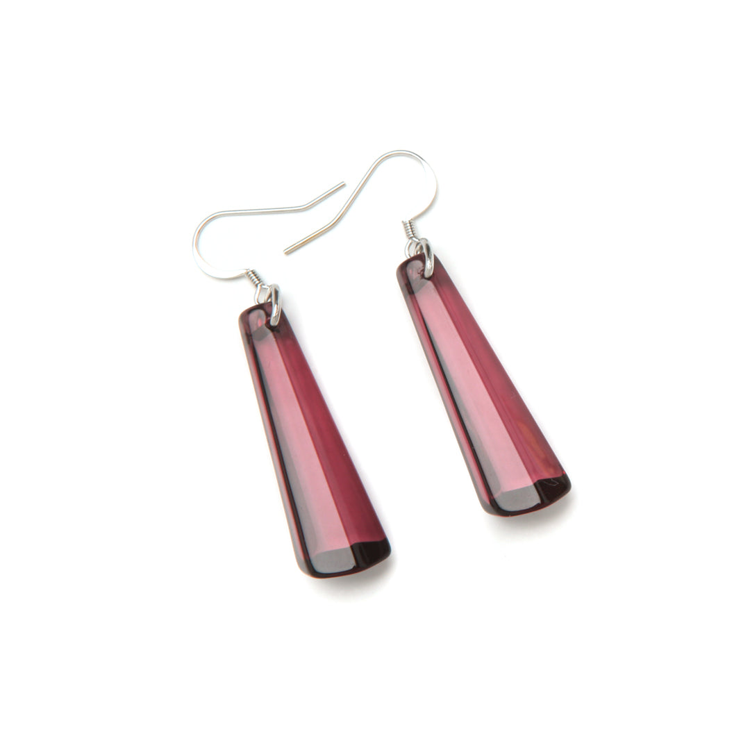 Crystal Drop Earring Cerise