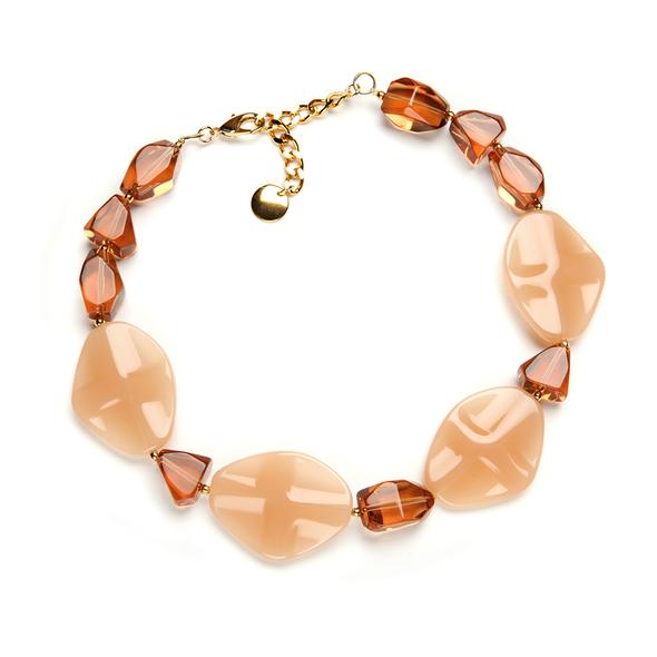 Atoll Resin Necklace Maple