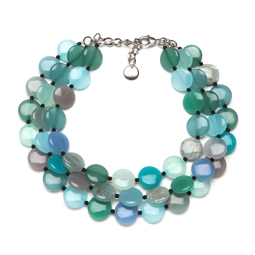 Brie Resin Necklace Water