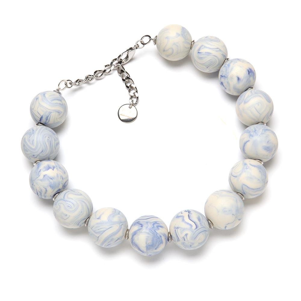 Bella Resin Necklace Wedgewood