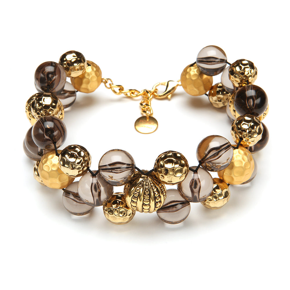 Bria Resin Necklace Oro