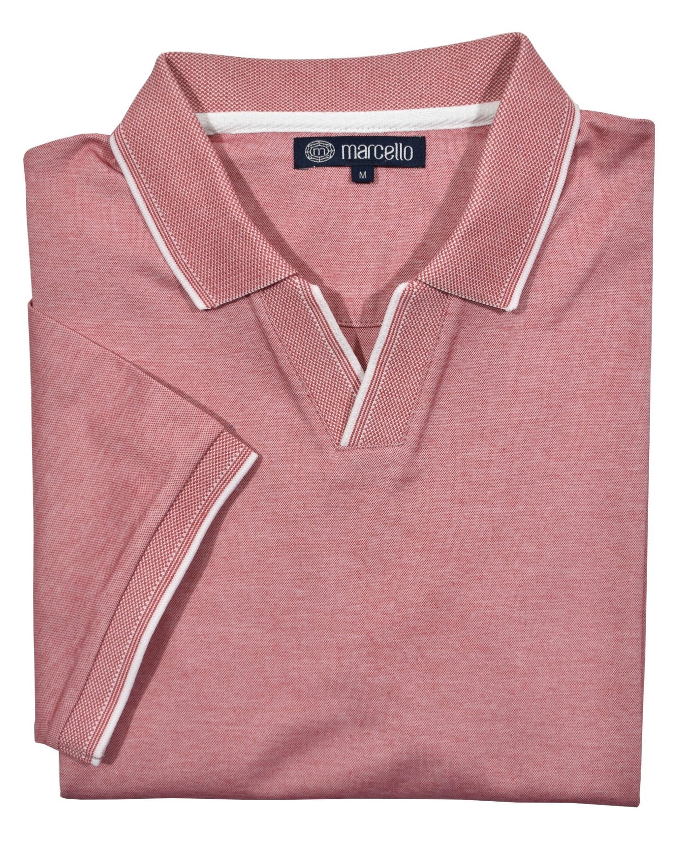 Marcello royal oxford open collar polo