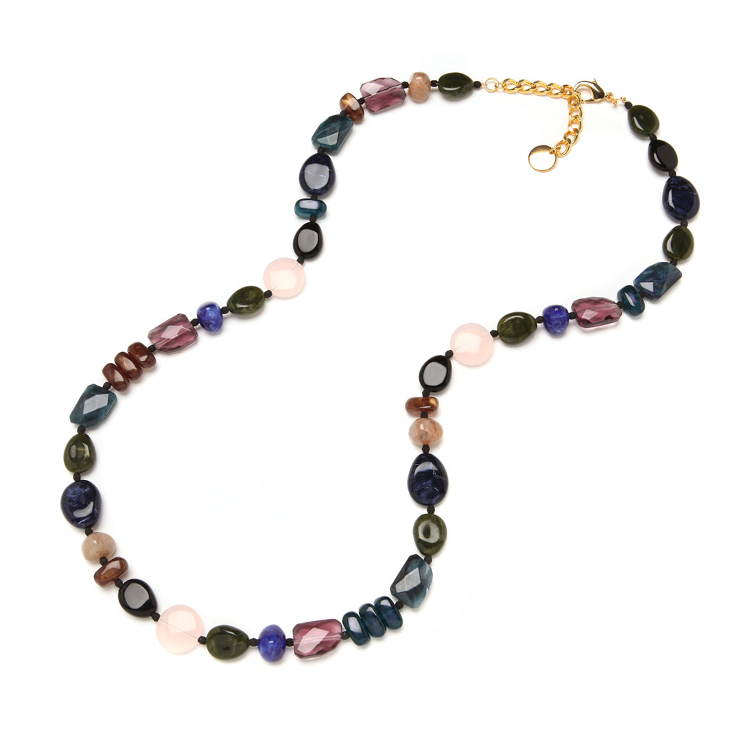 Felicia Necklace Night Opal