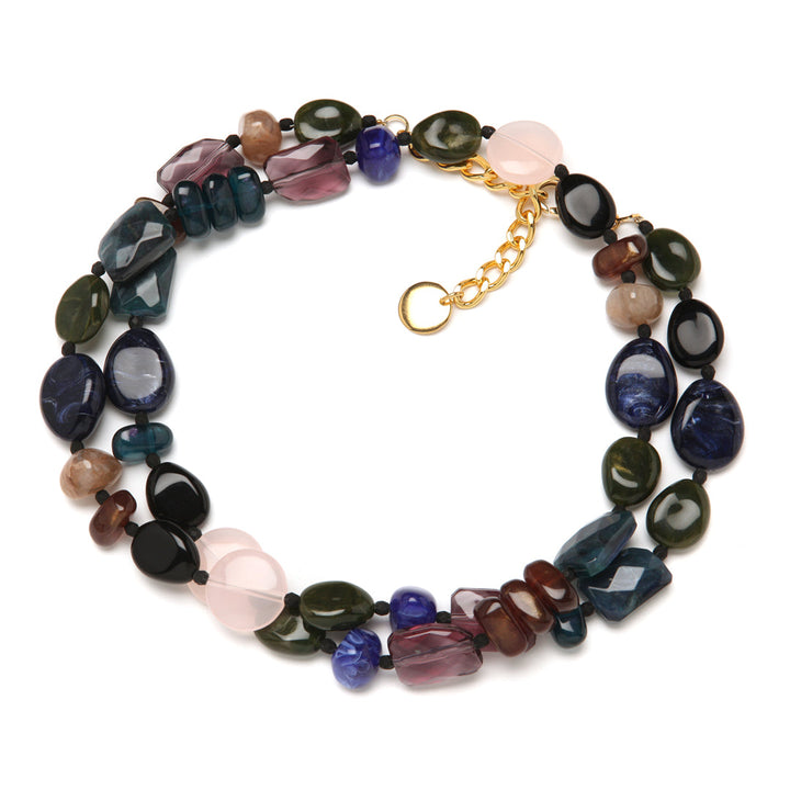 Felicia Necklace Night Opal