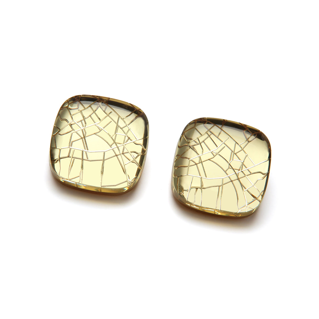 Madeline Clip Earring Citron