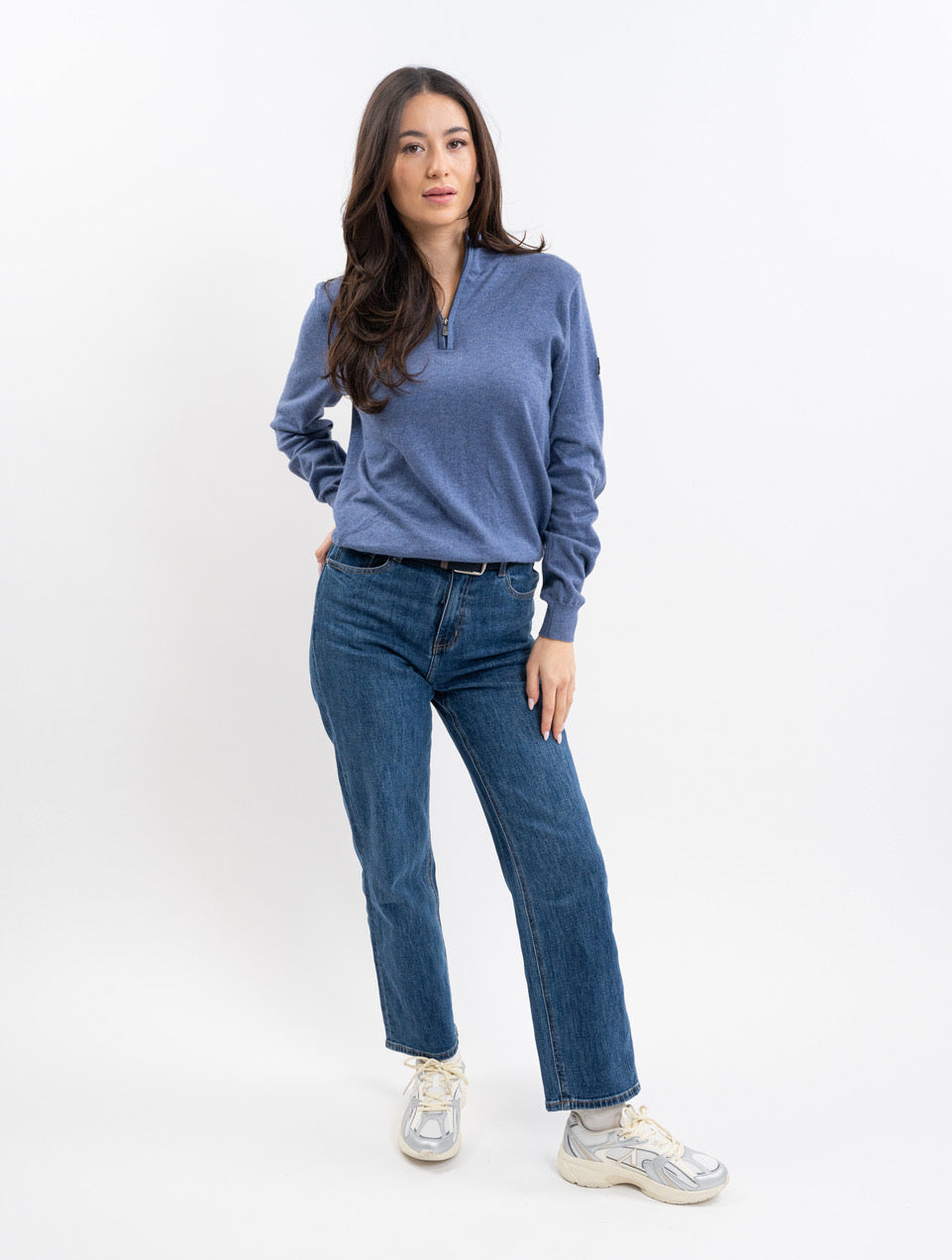 Parmo Unisex Pullover 1/4 Zip Sweater