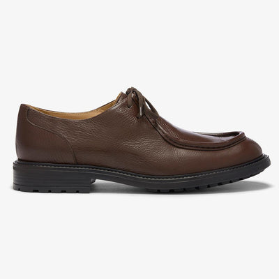 Men's Brown Pebbled Leather Tuscan Moc Boot