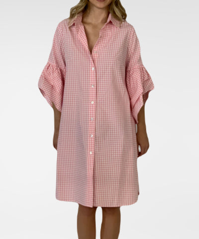 Pansy Shirt Dress