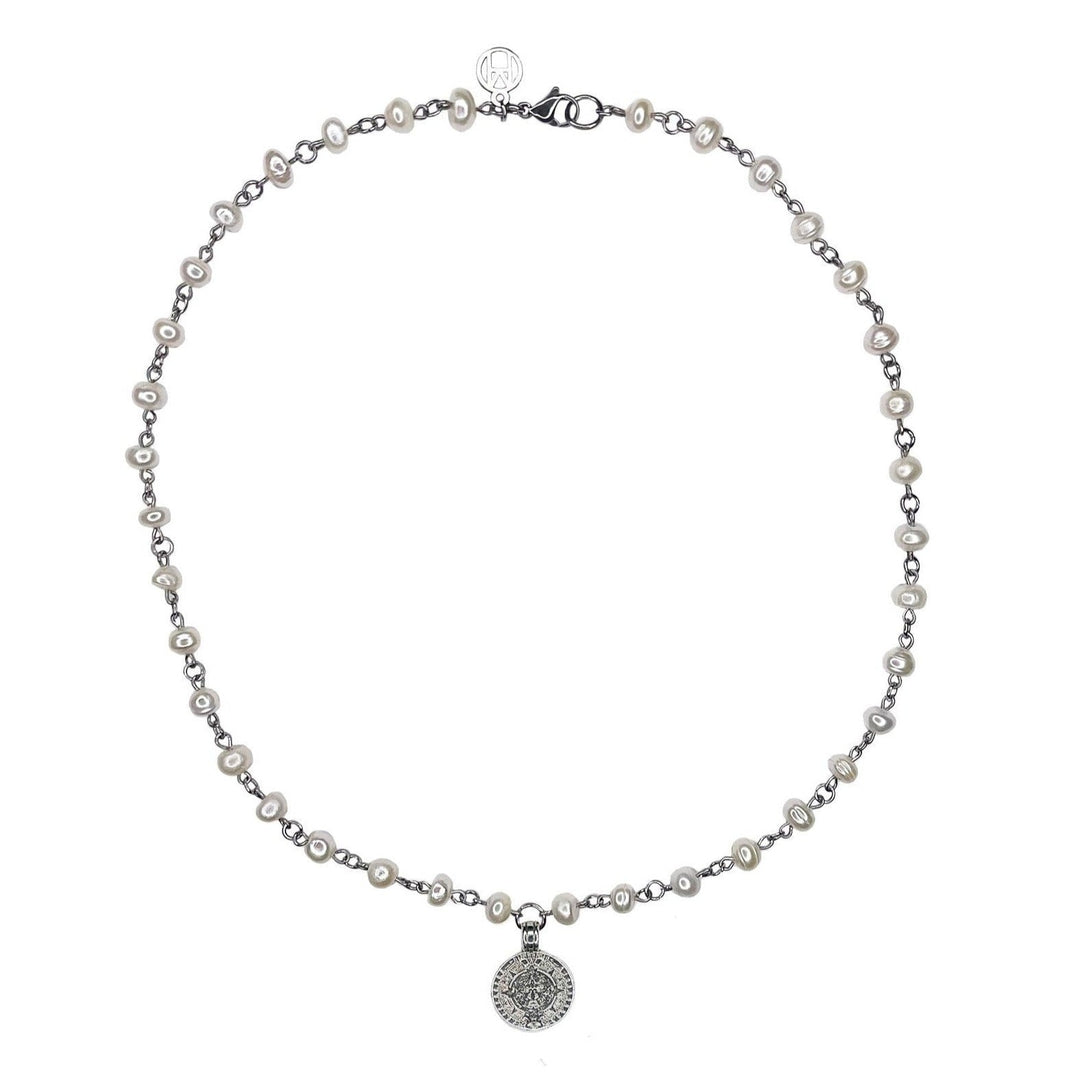 Pearl Coin Necklace
