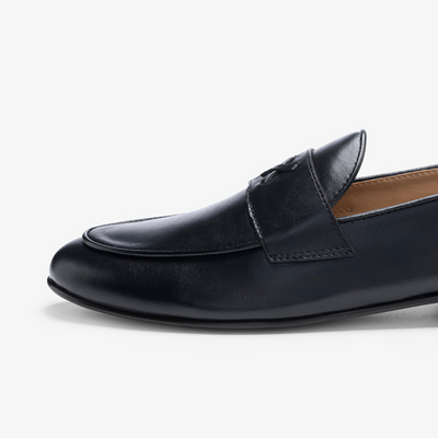 Men's Black Leather Centesimo