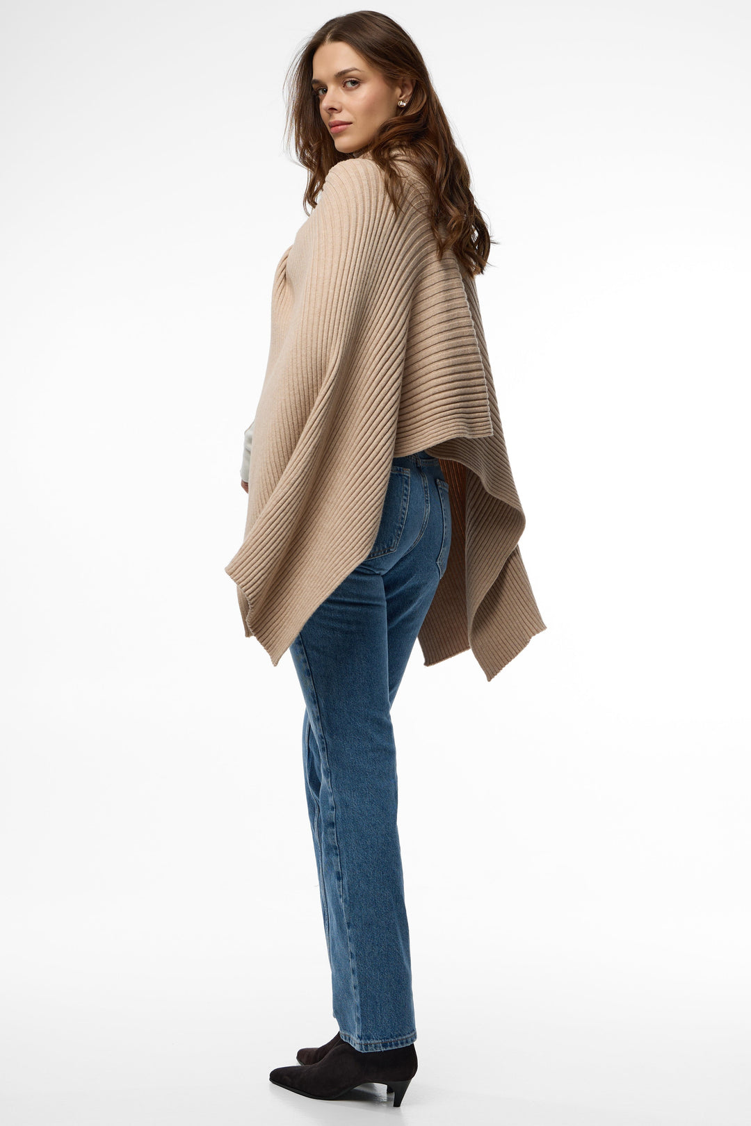 Drapey Ribbed Shawl