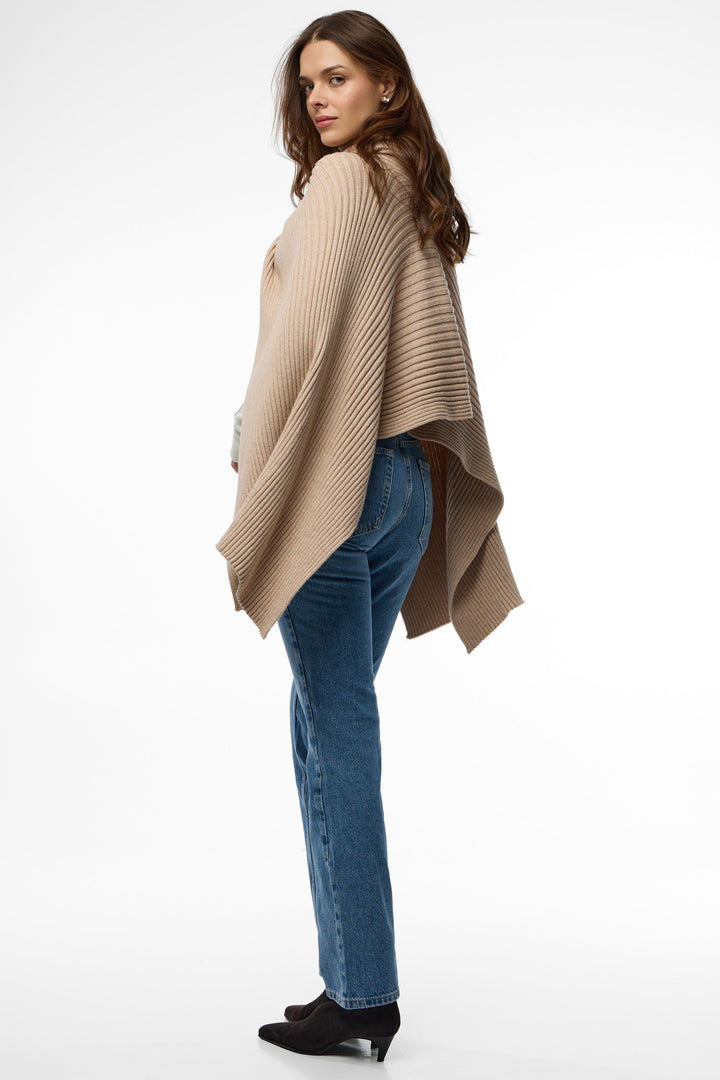 Drapey Ribbed Shawl