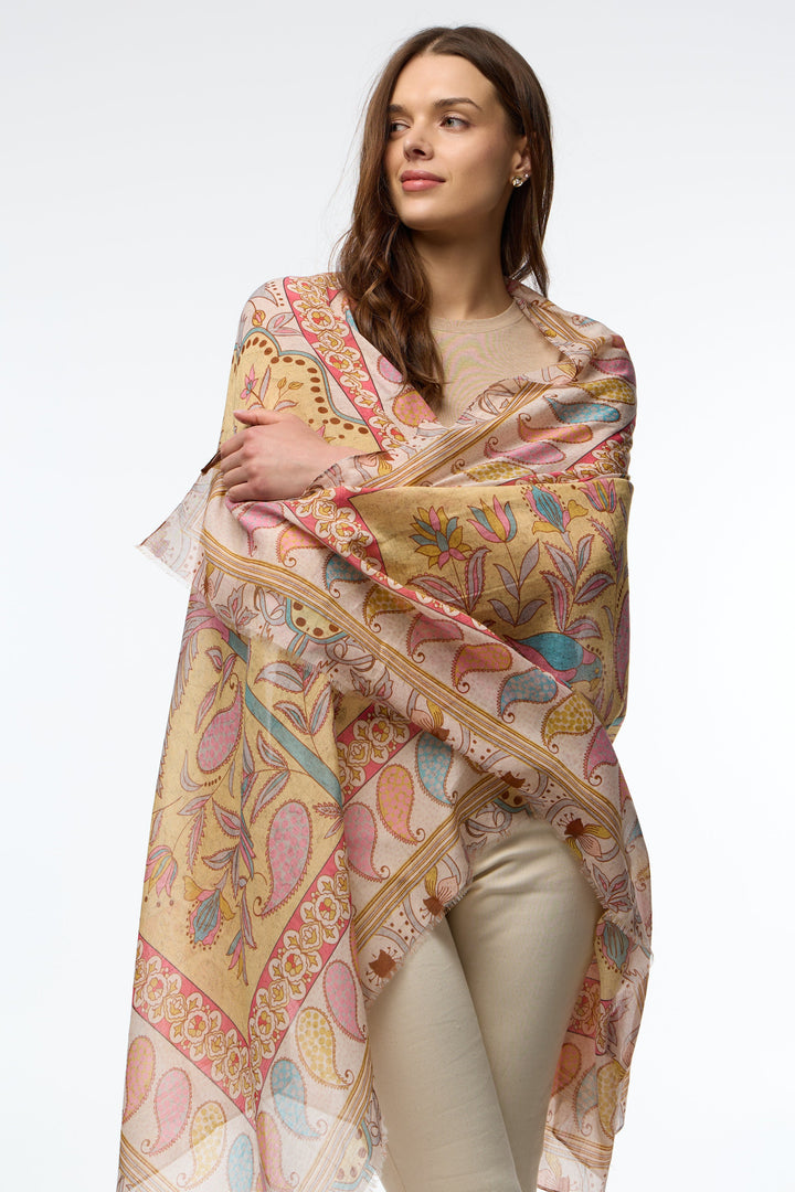 Paisley Palm Scarf