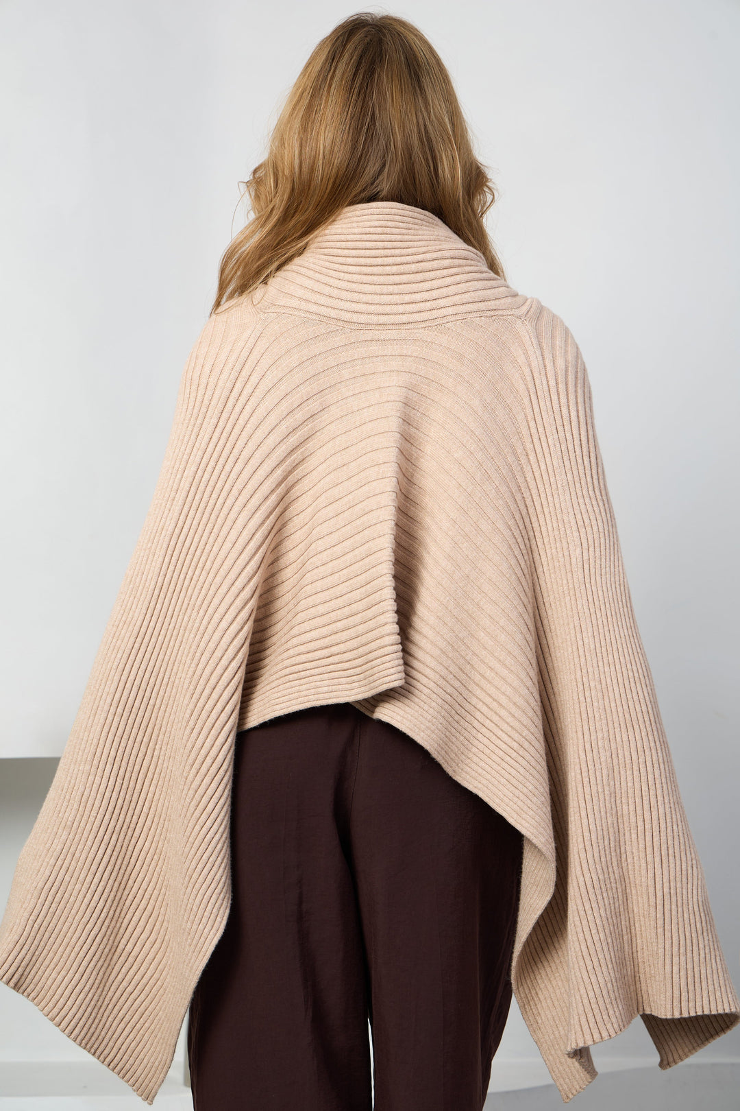 Drapey Ribbed Shawl
