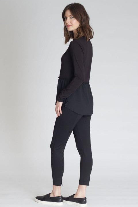 Rise &amp; Shine Legging Pant (Black)-Pants-Buki-side
