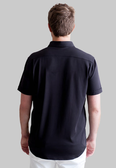 Single Shot SS Shirt-Short Sleeve Shirts-Buki-black-back