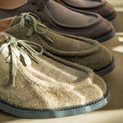 Men's Antelope Textured Suede Tuscan Moc Boot