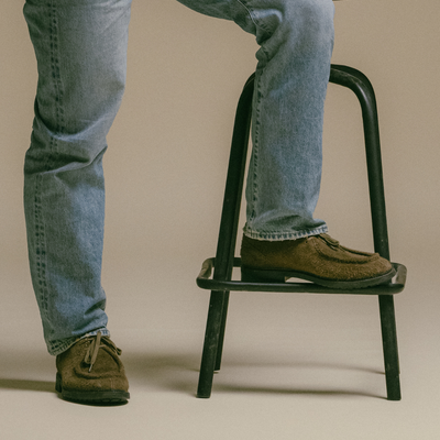 Men's Antelope Textured Suede Tuscan Moc Boot