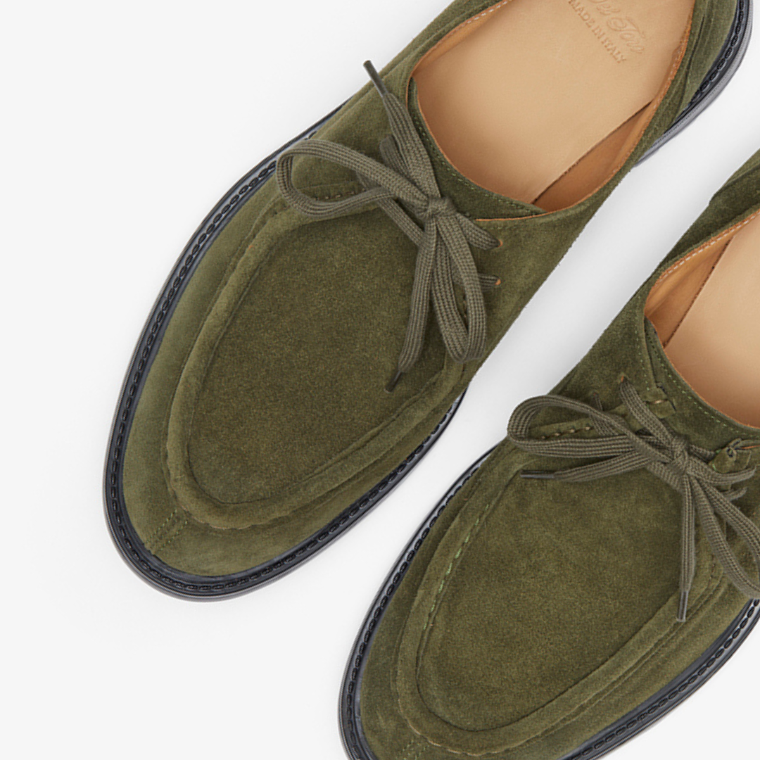 Men's Olive Suede Tuscan Moc Boot
