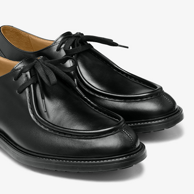 Men's Black Leather Tuscan Moc Boot