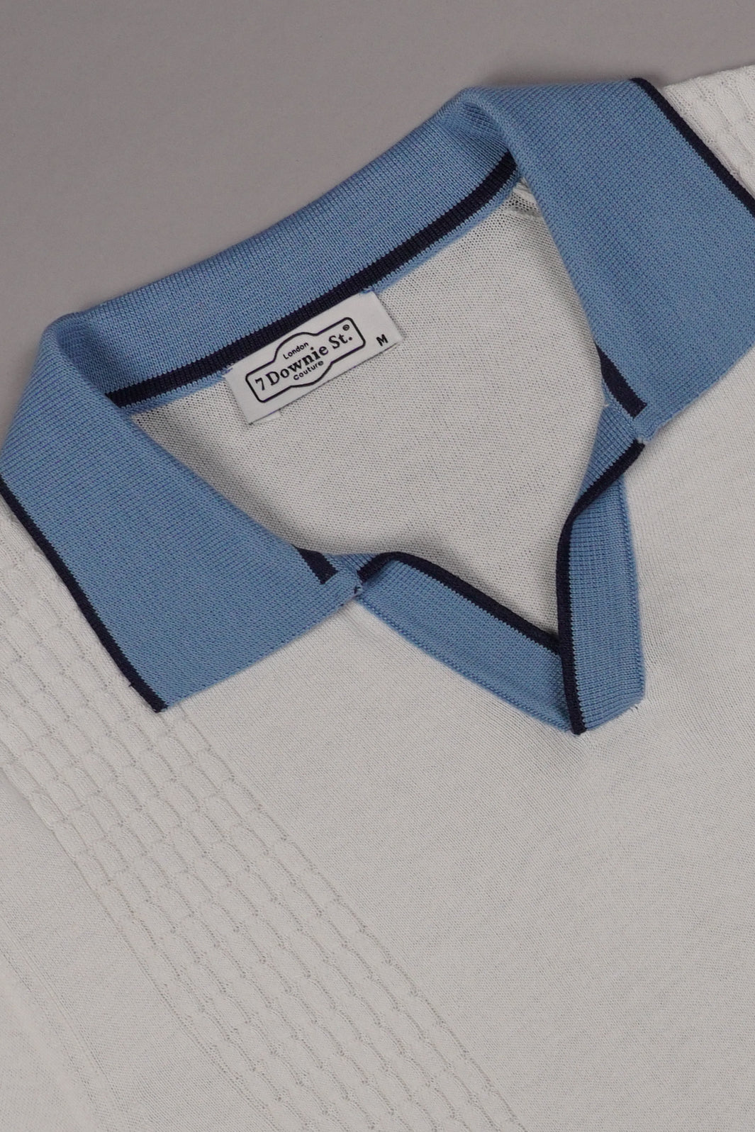Johnny Collar Polo in White